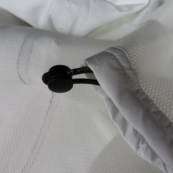 DKNY White and Gray Windbreaker Jacket Sz. XL - Picture 12 of 16